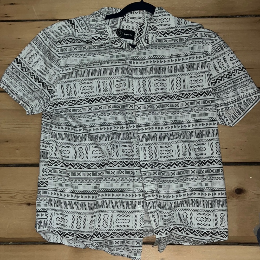 Large Mens Button Down